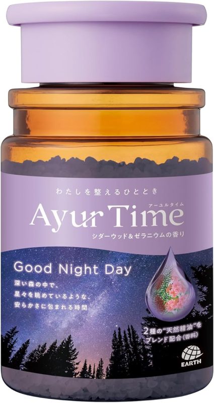 アース製薬 アーユルタイム グッドナイトデイ シダーウッド＆ゼラニウムの香り
