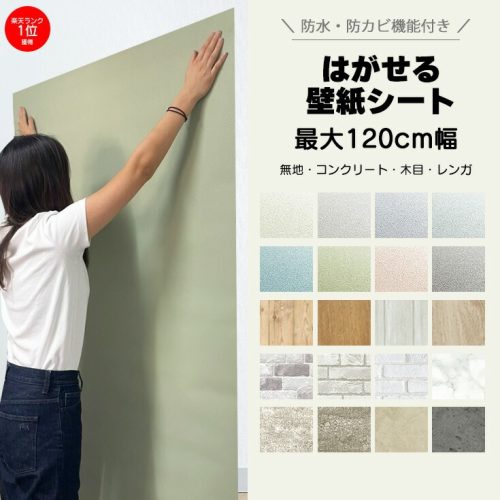 DIYルーム はがせる壁紙シール WALLDECOWIDE-6