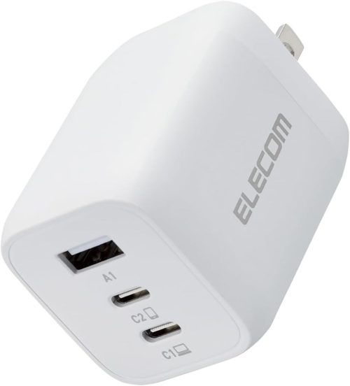 エレコム(ELECOM) USB Power Delivery 65W キューブAC充電器 EC-AC4465