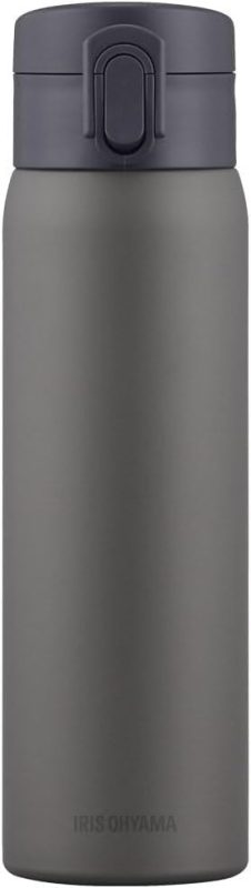 アイリスオーヤマ(IRIS OHYAMA) ステンレスケータイボトル ワンタッチ 500ml SKB-O500