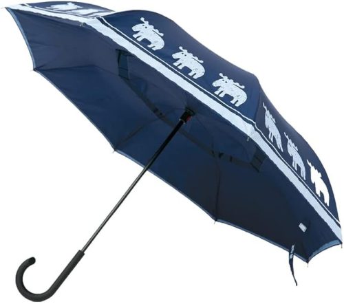 モズ(moz) circus×moz 逆さに開く2重傘 晴雨兼用 UVカット EF-UM03