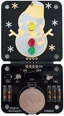 サンハヤト ハンダ付け電子工作キット 雪だるま ESK-01