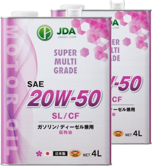 JDA OIL JDA スーパー マルチグレード エンジンオイル 20W-50 SL/CF 4L