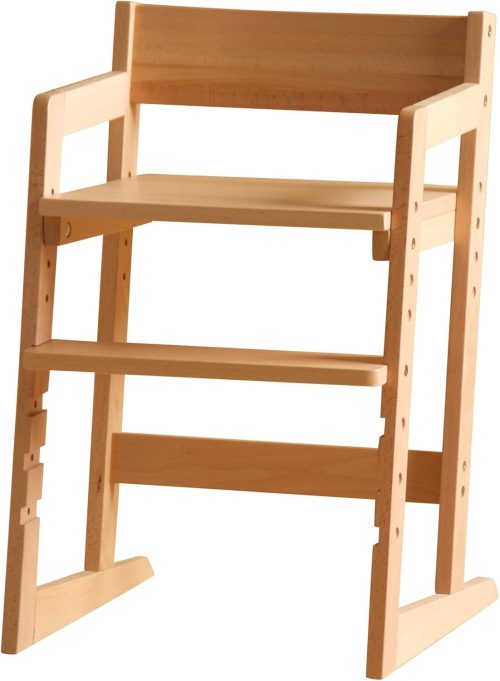 石崎家具(SLEEPY BED) スリーピー 木製キッズハイチェア moi クッション付き