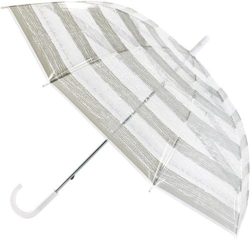 スパイス ハッピークリアアンブレラ ボーダーホワイト HHLG5020