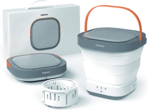 SOUYI コンパクト 折りたたみ洗濯機 SY-135