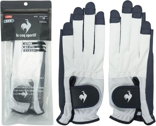ルコックスポルティフゴルフ(le coq sportif golf) 全天候型 ネイルフリー ゴルフグローブ 両手用