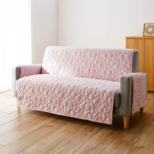 ベルメゾン(Belle Maison) ディズニー 接触冷感のひんやり肘掛け付きソファーカバー ミッキーモチーフ 1098690-003