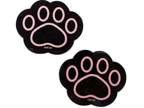 明邦(Meiho) 車用 ノンスリップマット 猫の肉球デザイン 2個セット ME216