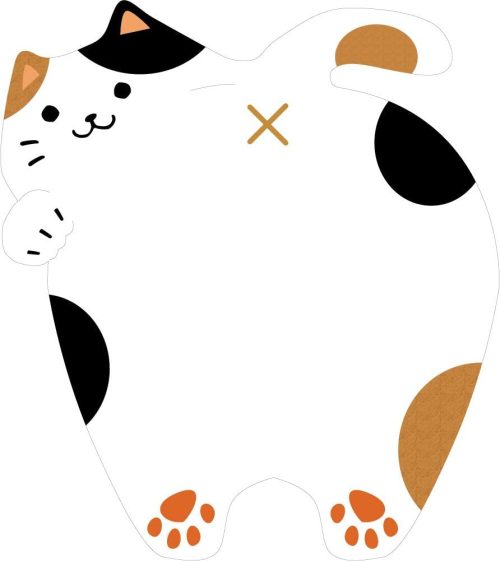 のあぷらす おしりマグネットメモ ペン付 ミケねこ ND116