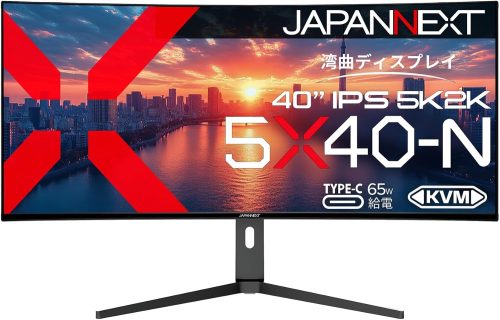 JAPANNEXT ウルトラワイド湾曲液晶モニター JN-5X40-N