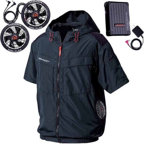 武蔵野ユニフォーム 快適ウェア 半袖ジャケット 025-v8817-ス