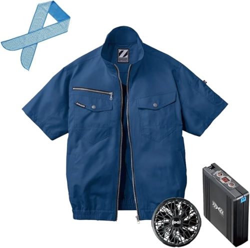 自重堂 Z-DRAGON 空調服半袖ブルゾン 74090