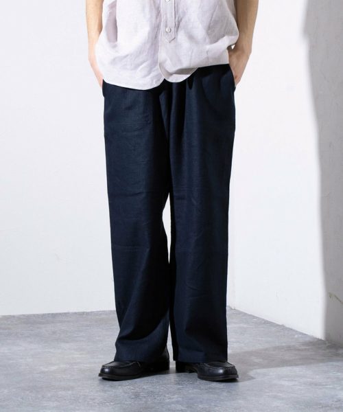 フレディ アンド グロスター(FREDY&GLOSTER) GEVACO コットンリネン イージーベイカーパンツ