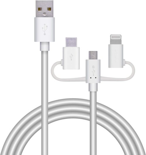 エレコム(ELECOM) 3in1スマートフォン用USBケーブル MPA-AMBLCAD12