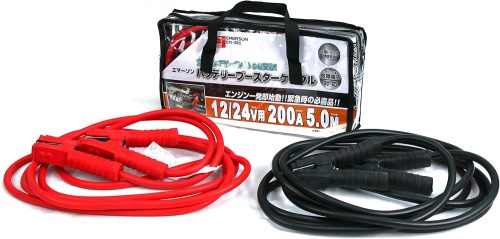 ニューレイトン(NEW RAYTON) バッテリーブースターケーブル 12/24V 200A 5.0m EM-381