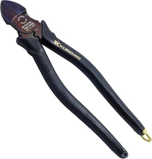 フジ矢(Fujiya) 偏芯強力ニッパ 黒金・シャックル付 200mm 偏芯テコでらくらく切断 700N-200BG