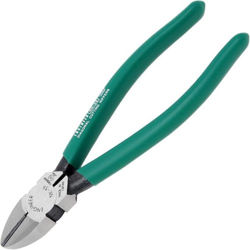 ENGINEER 強力ニッパー 両刃 ラウンド 電工 155mm NK-36