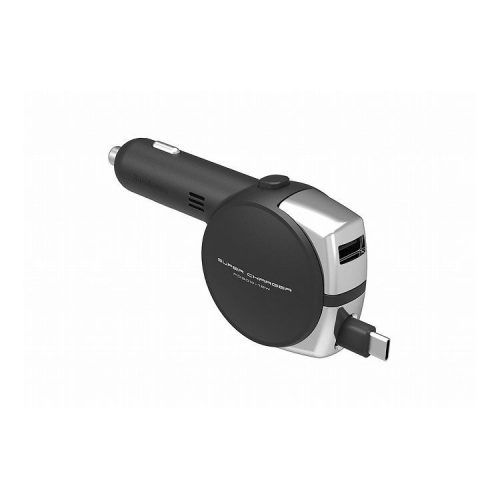 カシムラ(Kashimura) DC充電器 リール PD30W+18W Type-C DC-070