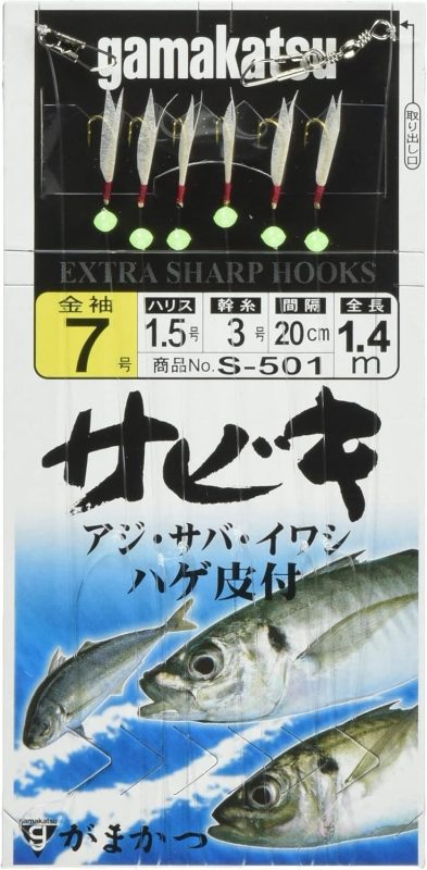 がまかつ(Gamakatsu) サビキ金袖 6本
