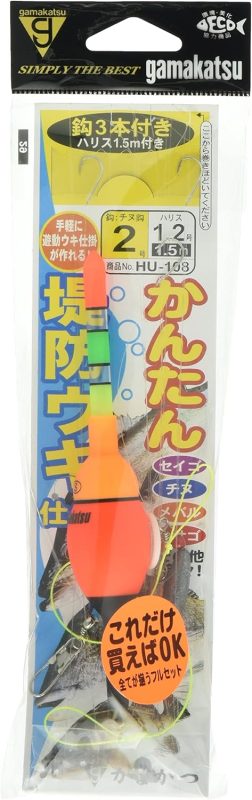 がまかつ(Gamakatsu) かんたん堤防ウキ仕掛