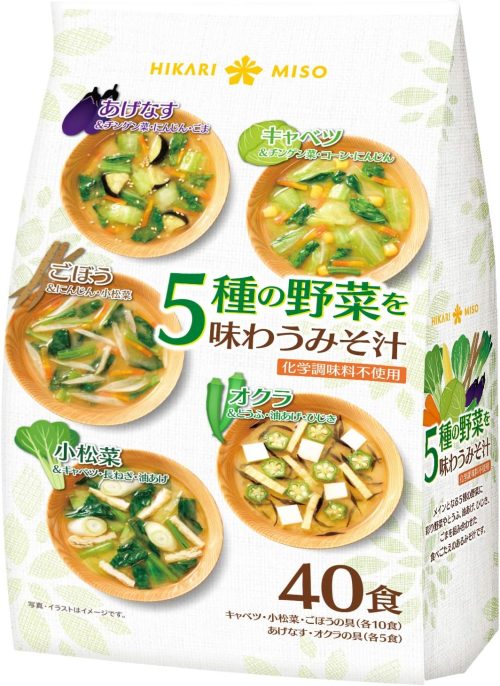 ひかり味噌 5種の野菜を味わうみそ汁