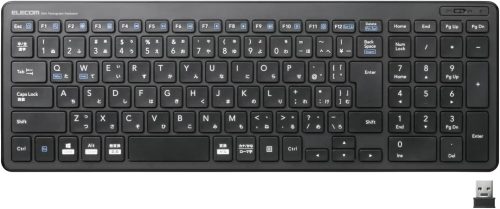 エレコム(ELECOM) ワイヤレスキーボード TK-FDP099TBK
