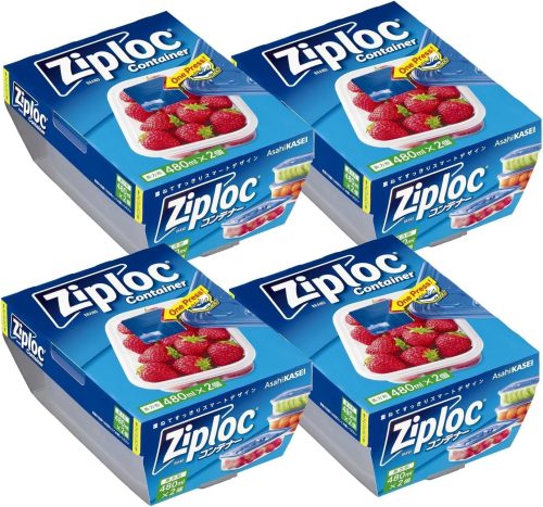 旭化成ホームプロダクツ ジップロック コンテナー 長方形 480ml