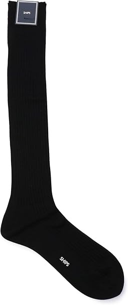 シップス(SHIPS) コットンリブ ロングホーズ ドレスソックス