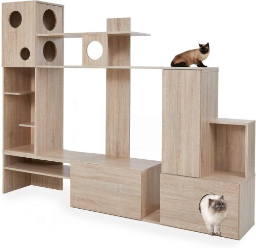 ロウヤ(LOWYA) テレビ台 キャットウォーク付壁面収納付テレビ台 F301_G1056_1000N1