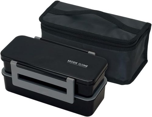 スケーター(Skater) 保冷バッグ付 ジャンボ 2段 弁当箱 1.3L KCPJW13