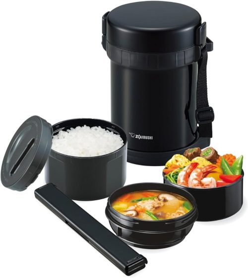 象印マホービン(ZOJIRUSHI) ステンレスランチジャー お・べ・ん・と SL-GH18-BA