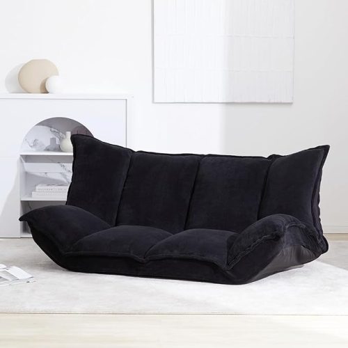 ロウヤ(LOWYA) 2人掛け 肉厚フロアソファ リクライニング F203_G1139