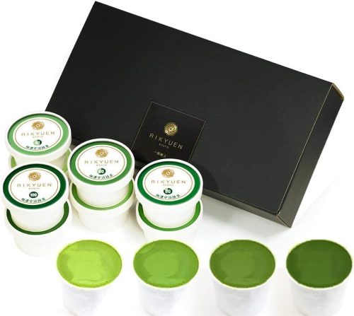 京都利休園 はんなりまったり4段階の宇治抹茶アイス