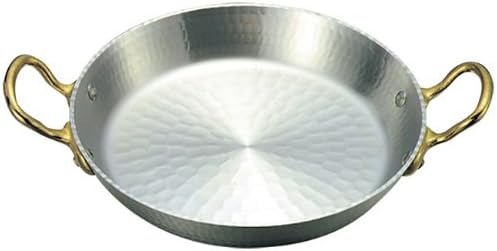 中尾アルミ製作所 アルミ鍋 打出パエリア鍋 両手 PK-9W