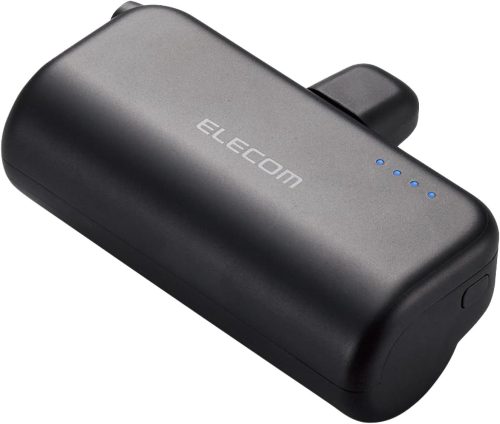 エレコム(ELECOM 直挿しできるモバイルバッテリー USB Type-Cプラグ 5000mAh EC-C09L