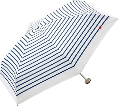 ワールドパーティー(Wpc.) ハート刺繍ボーダー ミニ umbrellatiny-4