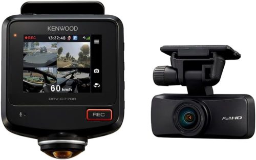ケンウッド(KENWOOD) 360°撮影対応2カメラドライブレコーダー DRV-C770R