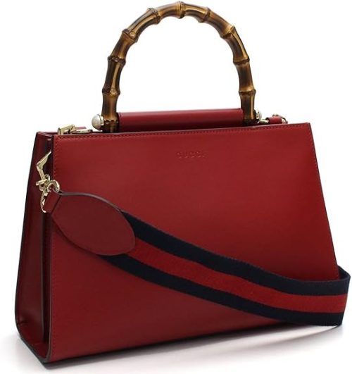 グッチ(GUCCI) ニムフェア レザー 2way バンブー ハンドバッグ