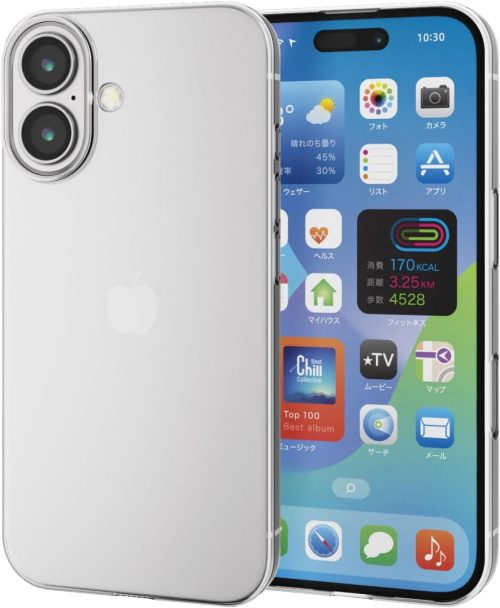 エレコム(ELECOM) iPhone 16 ハードケース 極薄 0.6mm PM-A24APV06CR
