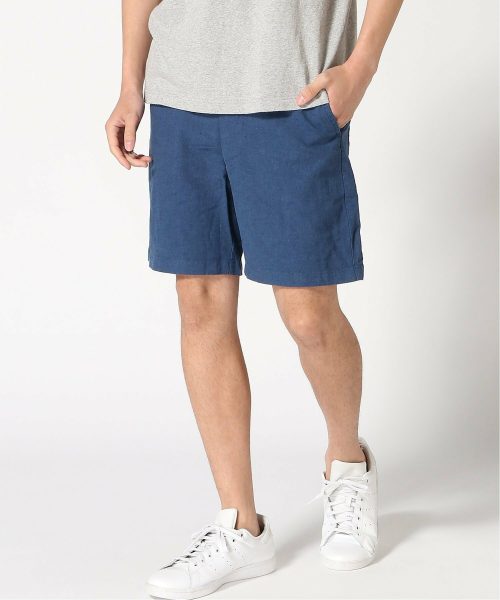 ギャップ(GAP) 7インチ リネン混 イージーショートパンツ