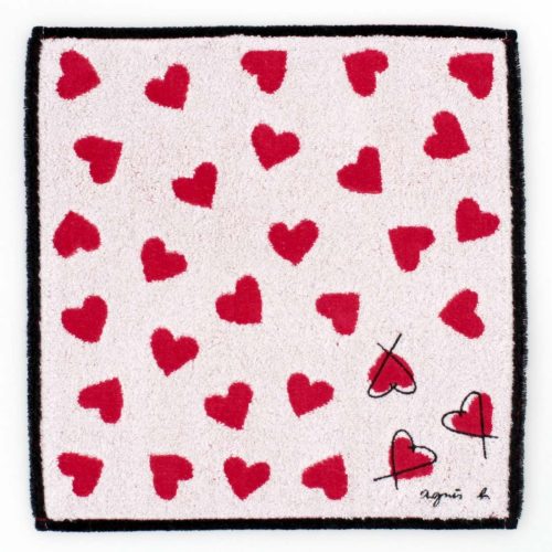 アニエスベー(agnes b) KD40 SERVIETTE ハートハンドタオル