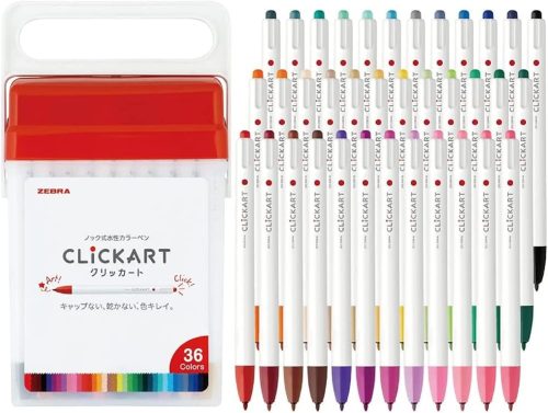 ゼブラ(ZEBRA) 水性マーカー クリッカート 36色セット WYSS22-36C-N
