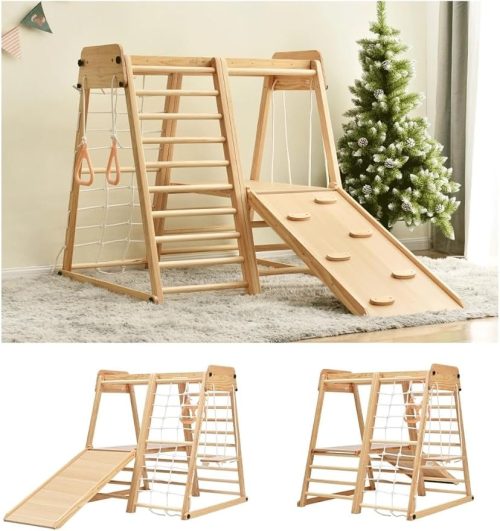OSJ ジャングルジム 折りたたみ 室内 木製
