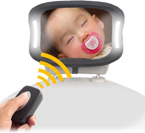 MAXWIN LEDライト付きベビーミラー K-MIRA04