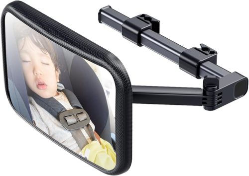 MAXWIN ヘッドレストシャフトに引っ掛ける可動式アームのベビーミラー K-MIRA08