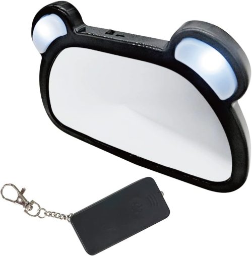 ジアン 車用ベビーミラー LEDライト付き 補助ミラー 赤ちゃん 車用品