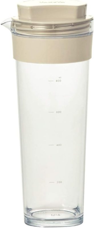 ベルメゾン(Belle Maison) お湯も注げる縦横兼用メモリ付き冷水筒・麦茶ポット 1.1L