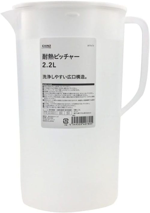カインズ(CAINZ) 耐熱ピッチャー 2.2L