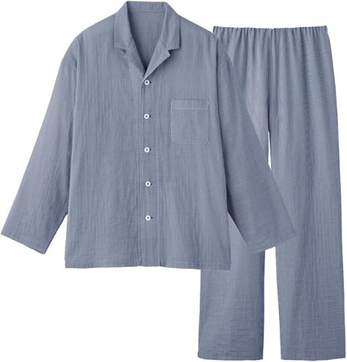 グンゼ(GUNZE) アセドロン 改質レーヨン パジャマ 長袖長パンツ